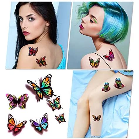 126 Tatuajes Temporales De Mariposas Tatuajes 3d Mariposas Mebuscar