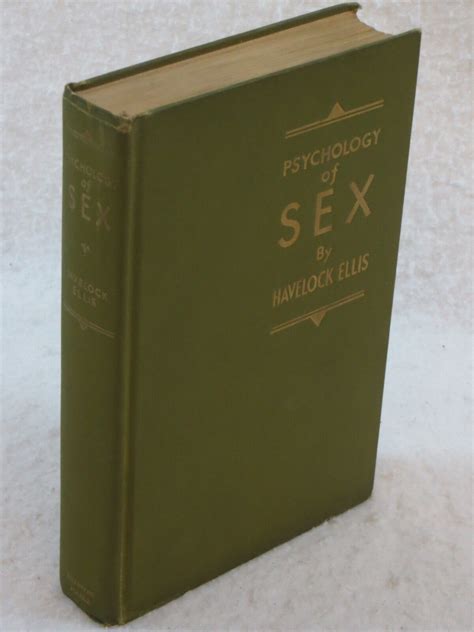 Havelock Ellis Psychology Of Sex 8th Printing Emerson Books 1938 Ebay