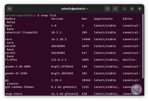 Ver Paquetes Instalados Linux Solvetic