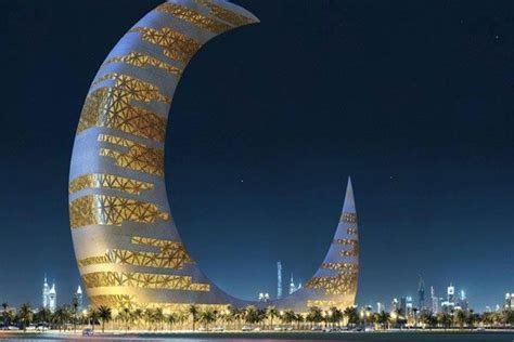 Cresent Moon Tower In Dubai Is The Most Beautiful And Most Unique