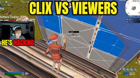 Clix VS INSANE Viewers Buildfights YouTube