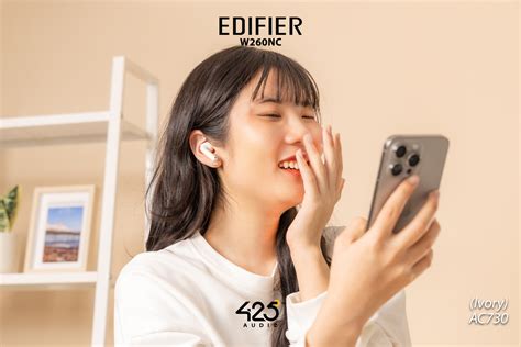 Edifier W260nc หูฟังไร้สายตัดเสียงรบกวน Hybrid Anc พร้อมโหมดเชื่อมต่อ 2