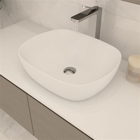 Lavabo Para Ba O Santander Sobrecubierta Blanco The Home Depot M Xico