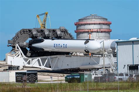 Falcon Heavy Rocket On The Launch Pad For One Of Spacexs Most Complex