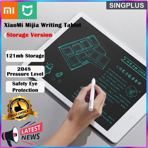 Latest Storage Version Xiaomi Mijia Lcd Writing Tablet Bluetooth