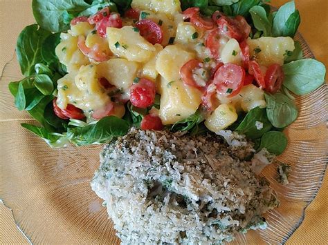 Kartoffelsalat Mit Tomate Und Feldsalat Von Saba Chefkoch