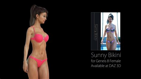 Sunny Bikini For Genesis 8 Female Youtube