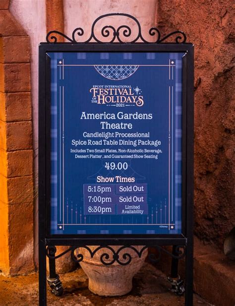 Spice Road Table EPCOT S Best Candlelight Processional Dining Package