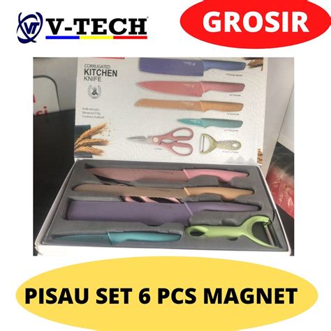 Jual Pisau Set Pcs Magnet Shopee Indonesia