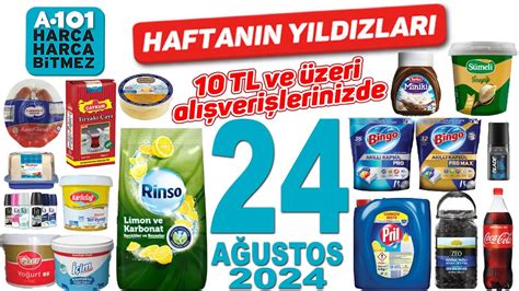 A101 24 AĞUSTOS 2024 KATALOĞU A101 İNDİRİMLERİ BU HAFTA HAFTANIN