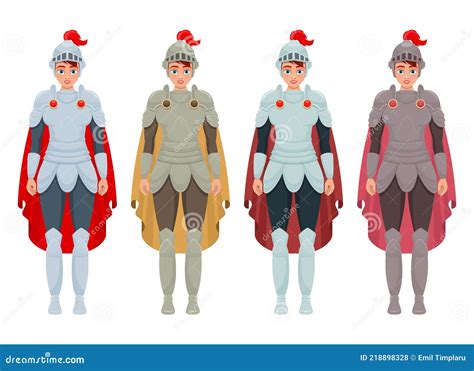 Knight Woman Vector Design Illustration Isolated On White Background