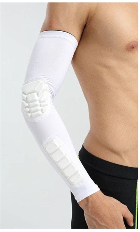 Cricket Fielding Sleeves Arm Compression Sleeve With Padding On Elbow