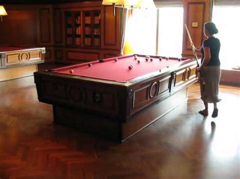 Self Leveling Pool Table Youtube