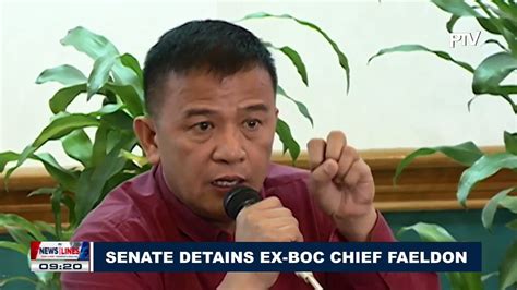 Senate Detains Ex BOC Chief Faeldon Video Dailymotion