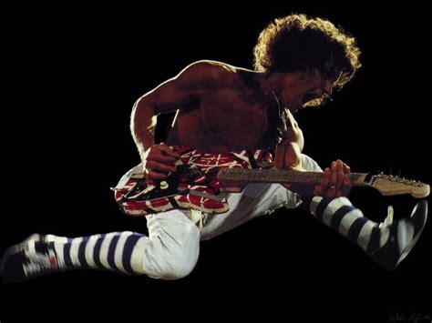 Download Eddie Van Halen Air Jump Wallpaper | Wallpapers.com
