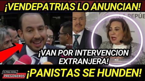 VENDEPATRIAS LO ANUNCIAN PANISTAS VAN A INSTANCIAS INTERNACIONALES