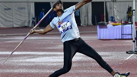 Manu Sets Mens Javelin Record With 8123m Throw At 61st National Open