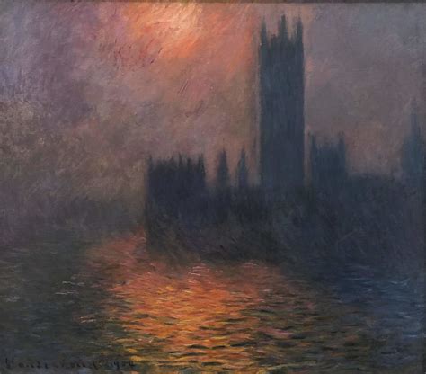 Claude Monet The Houses Of Parliament Sunset Ku Flickr