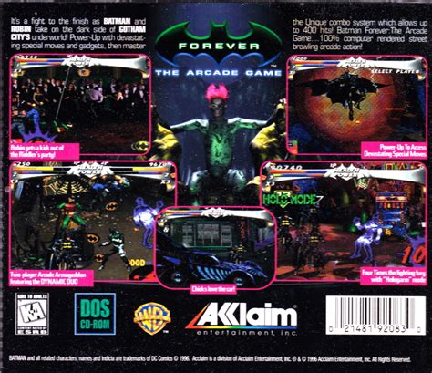 Batman Forever Box Shot For Arcade Games GameFAQs