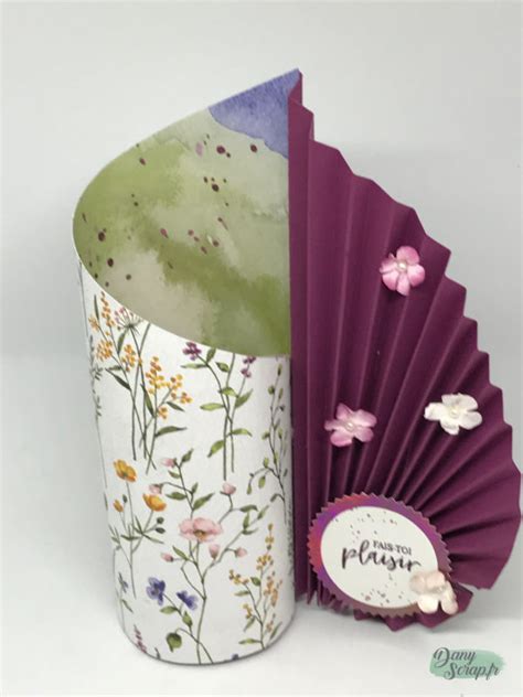 Carte Vase Et Son Tuto Dany Scrap