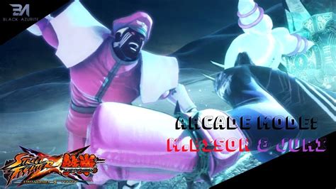 Street Fighter X Tekken Arcade Mode M Bison Juri Youtube