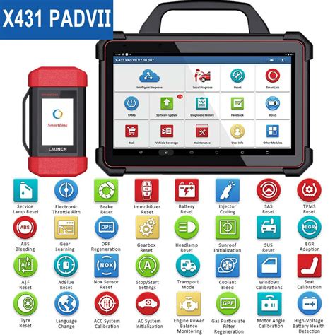 Launch X431 Pad 7 Pad7 Pad Vii Car Intelligent Obd2 Scanner Diagnostic