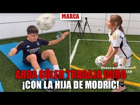 Arda Güler se recupera con la ayuda de la hija de Modric I MARCA