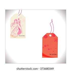 Pair Colorful Price Tags Vector Illustration Stock Vector (Royalty Free ...