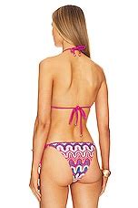 Patbo X Alessandra Ambrioso Crochet Triangle Bikini Top In Pink Multi