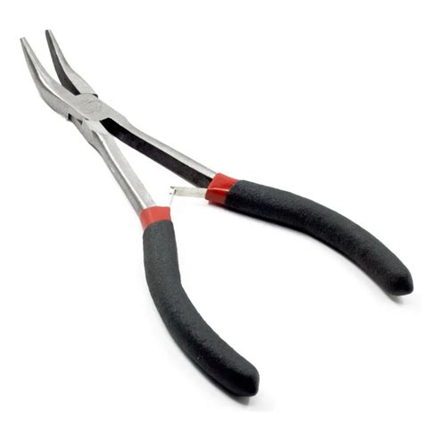 Pcs Inch Long Needle Nose Pliers Curved Nose Pliers Mm Bent