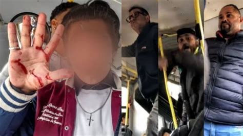 Bolsonaristas invadem ônibus e agridem jovens que fizeram gesto pró