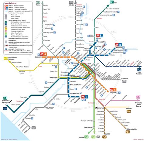 Rome Metro - Routes, Hours, Fares & Rome Metro Maps | Cruise Tips In - Printable Rome Metro Map ...