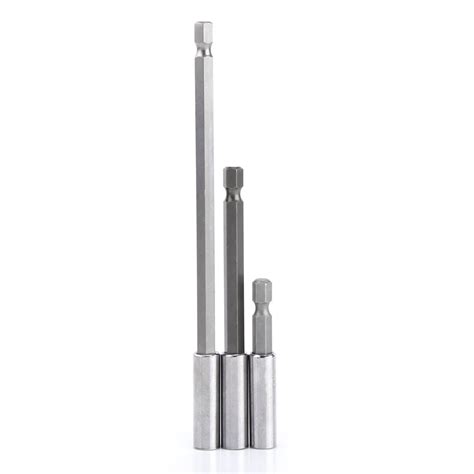 2024 3pcs Electrical Drill Screwdriver Extension Bar Magnetic Bit