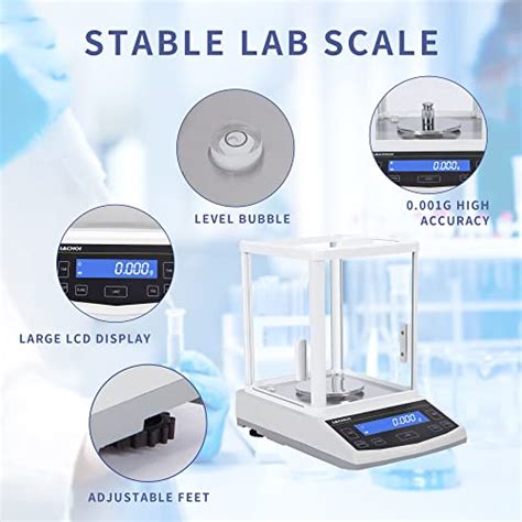 LACHOI Lab Analytical Balance 100g1mg High Precision Electronic Lab