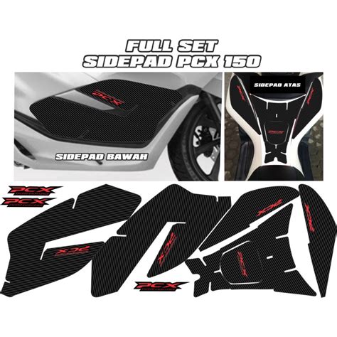 Jual Tankpad Sticker Sidepad Full Set Honda Pcx 150 ALL HONDA PCX 150