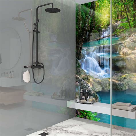 Waterfalls 01 Shower Wall Panel