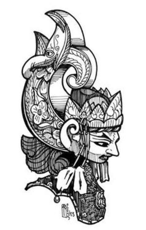 38 Gambar Sketsa Patung Tradisional Cantik