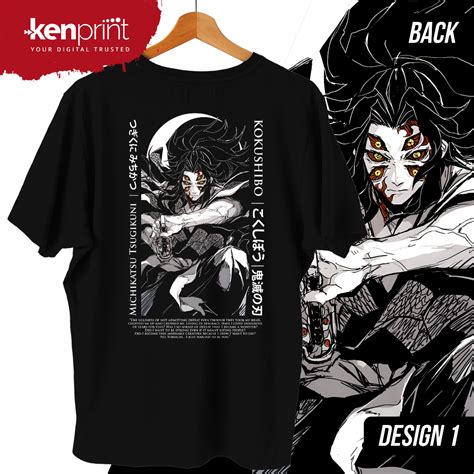 Jual Kaos ANIME DEMON SLAYER KOKUSHIBO KIMETSU NO YAIBA Cotton 30