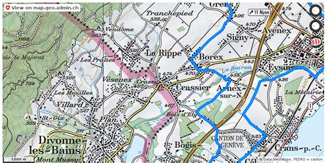 Crassier Vd Velowege Fahrrad Velotour Mobil Routenplaner Ift