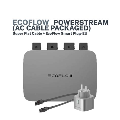 Ecoflow Powerstream Super Flat Cable Ecoflow Smart Plug