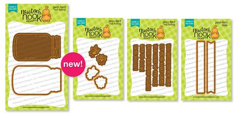 Newtons Nook Designs May Release And Giveaway Day Fireflies Hot Foil Plates Jar Hot Foil