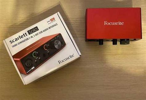 Focusrite Scarlett Solo Rd Gen Festima Ru