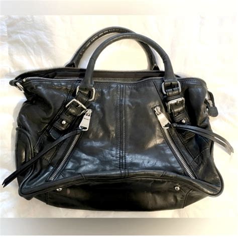 Andrew Marc Bags Marc New York Andrew Marc Black Leather Satchel