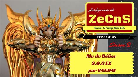 Saint Seiya Myth Cloth Les Figurines de ZeCnS Mu du Bélier EX S O G