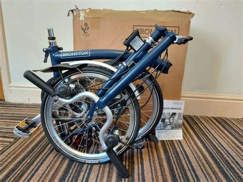 BROMPTON M6L BLUE TEMPEST 2020 ONLY USED ONE FOR TESTING With BOXES