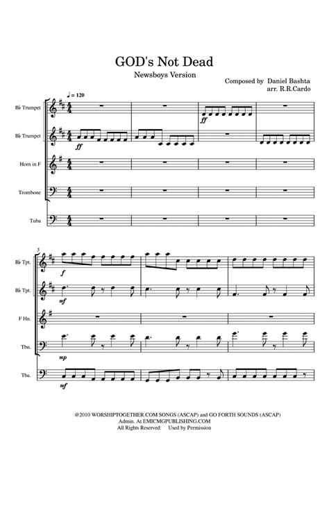 GOD's not dead | Sheet Music Plus