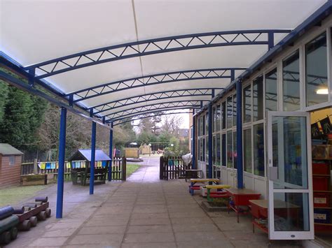 Tadworth Primary School Playarea And Walkway Canopy Clovis Canopies