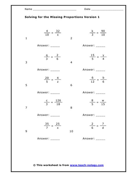 Solving Proportions Worksheet Geometry