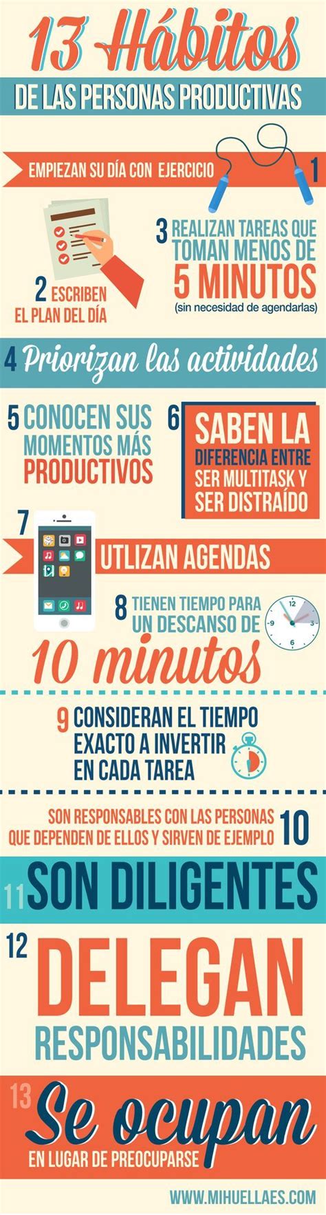 Descubre como ser una persona más productiva gracias a estos 13 hábitos