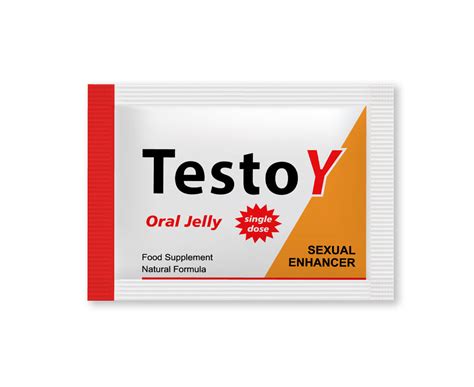 TestoY Oral Jelly ядящо се желе за ерекция 20 броя Безплатна Доставка